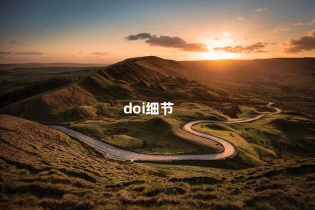 doi细节