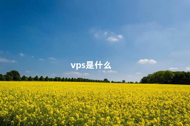 vps是什么 vps是什么