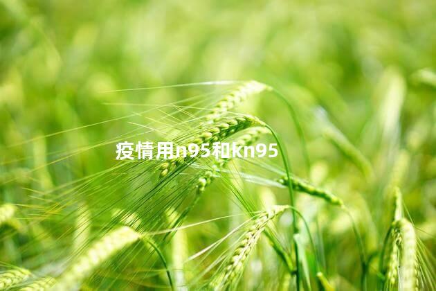 疫情用n95和kn95 疫情用n95和kn95