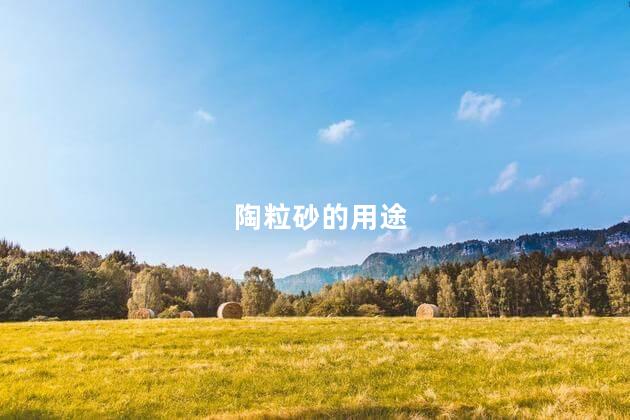 陶粒砂的用途 陶粒砂的用途