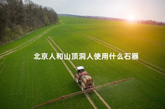 北京人和山顶洞人使用什么石器