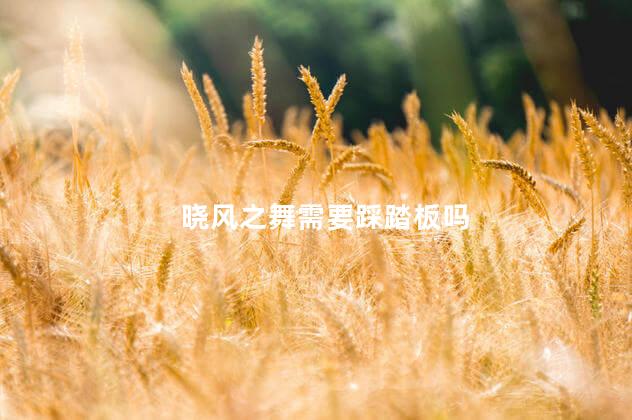 晓风之舞需要踩踏板吗 晓风之舞需要踩踏板吗
