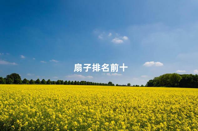 扇子排名前十 扇子排名前十
