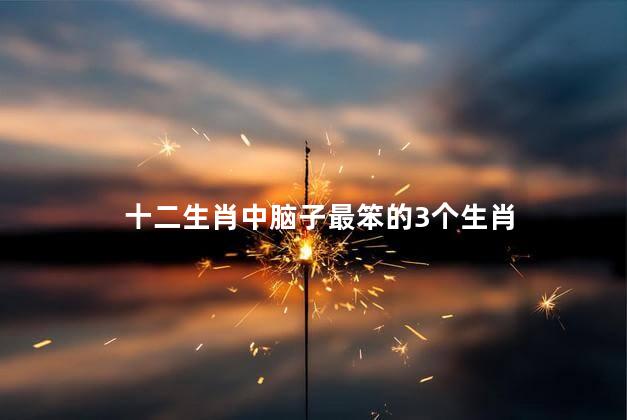 十二生肖中脑子最笨的3个生肖