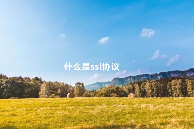 什么是ssl协议