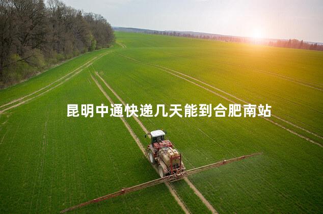 昆明中通快递几天能到合肥南站 昆明中通快递几天能到合肥南站
