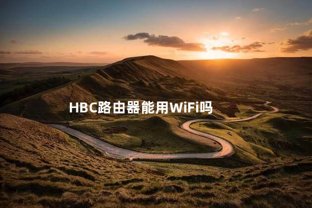 HBC路由器能用WiFi吗