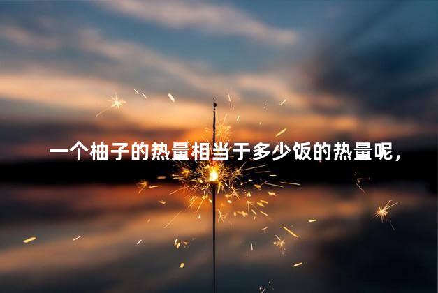 一个柚子的热量相当于多少饭的热量呢，一个柚子的热量相当于多少饭的热量呢