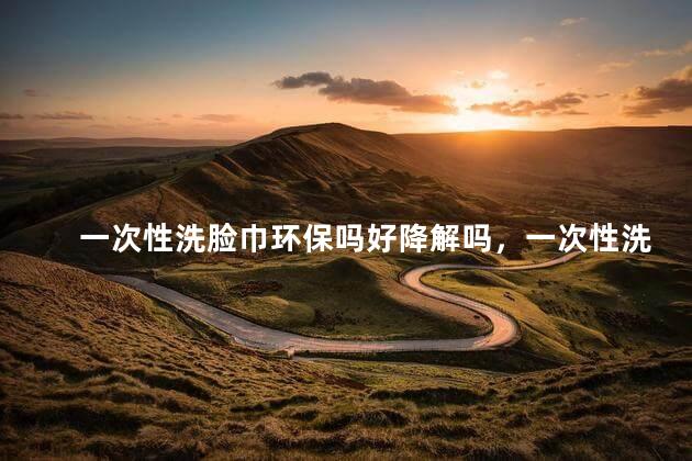 一次性洗脸巾环保吗好降解吗，一次性洗脸巾容易降解吗