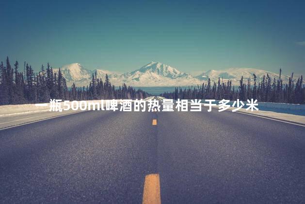 一瓶500ml啤酒的热量相当于多少米饭
