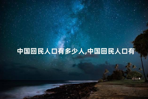 中国回民人口有多少人,中国回民人口有多少万人 中国回民人口有多少人,中国回民人口有多少万人