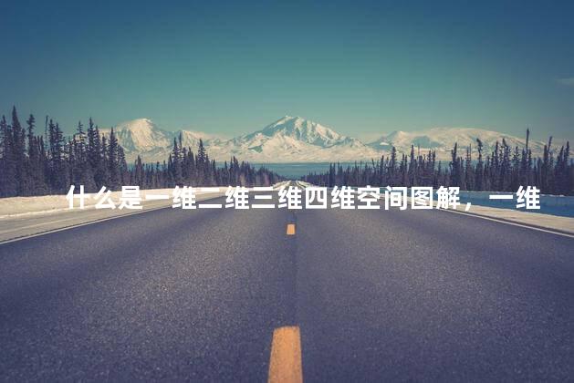 什么是一维二维三维四维空间图解，一维到十一维空间图解