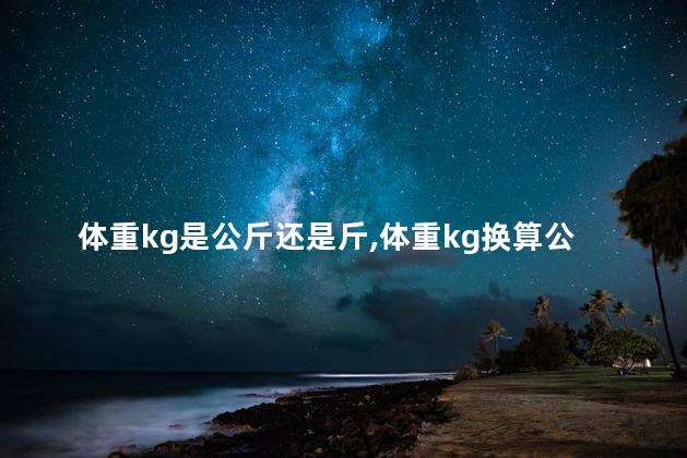 体重kg是公斤还是斤,体重kg换算公斤 体重kg是公斤还是斤,体重kg换算公斤