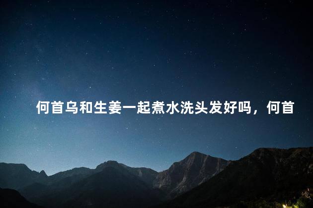何首乌和生姜一起煮水洗头发好吗，何首乌泡水洗头的功效和禁忌