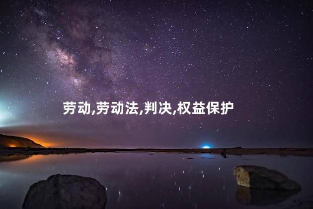 劳动,劳动法,判决,权益保护