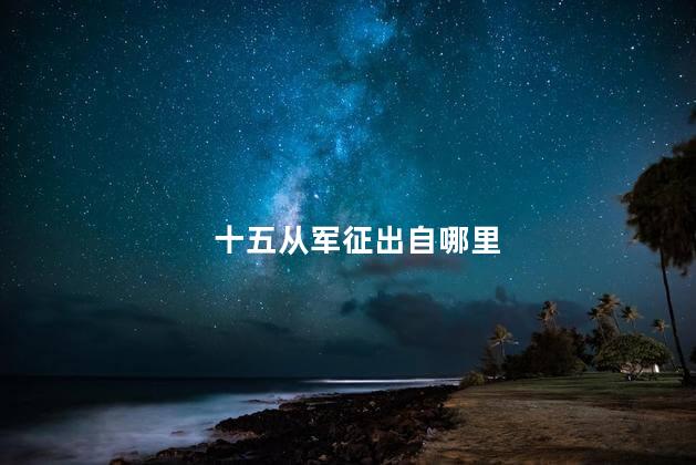 十五从军征出自哪里