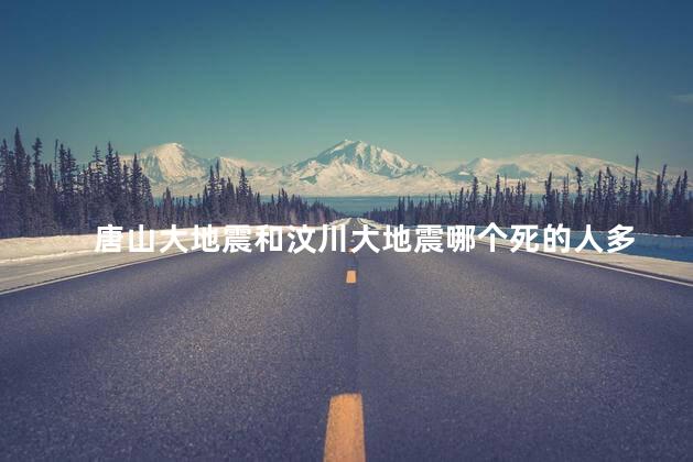 唐山大地震和汶川大地震哪个死的人多