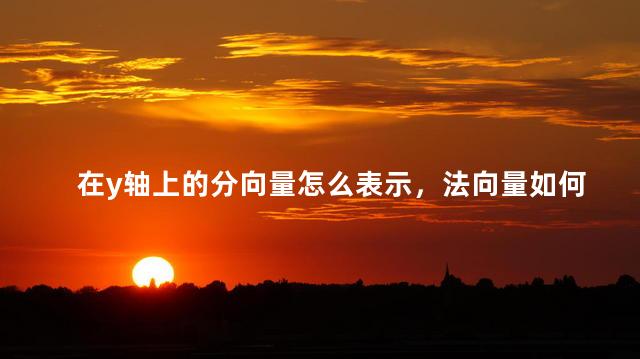 在y轴上的分向量怎么表示，法向量如何求