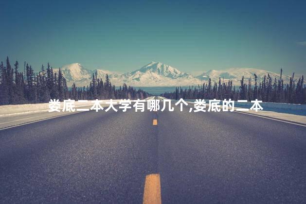 娄底二本大学有哪几个,娄底的二本 娄底二本大学有哪几个,娄底的二本