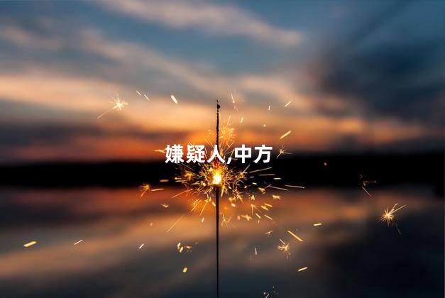 嫌疑人,中方