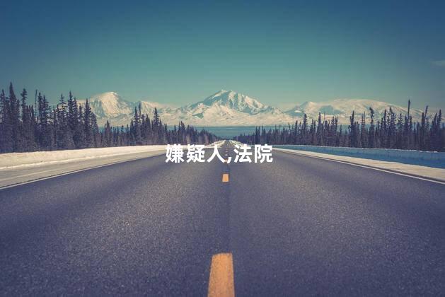 嫌疑人,法院