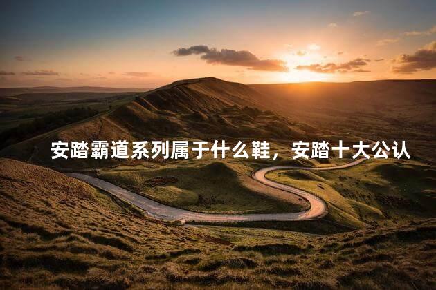 安踏霸道系列属于什么鞋，安踏十大公认最强跑鞋
