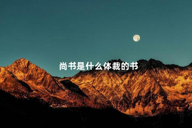 尚书是什么体裁的书