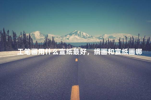工笔画用什么宣纸最好，绢画和宣纸画哪个好