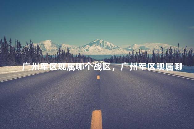 广州军区现属哪个战区，广州军区现属哪个战区管理