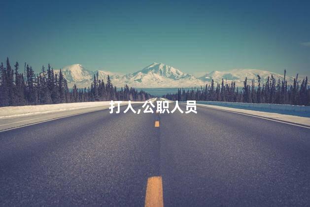 打人,公职人员