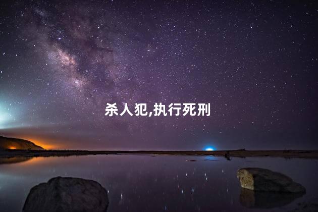 杀人犯,执行死刑