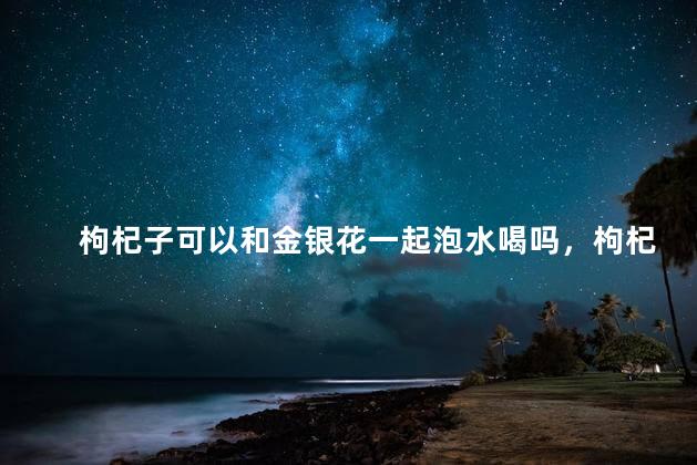 枸杞子可以和金银花一起泡水喝吗，枸杞子可以和金银花一起泡水喝吗