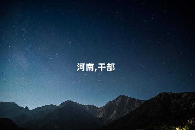河南,干部
