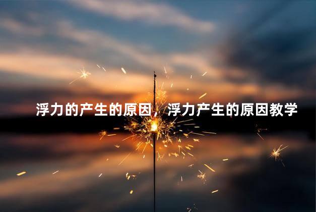 浮力的产生的原因，浮力产生的原因教学视频