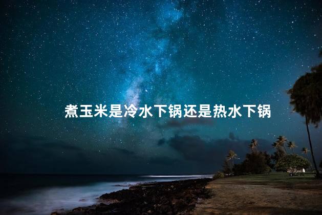 煮玉米是冷水下锅还是热水下锅