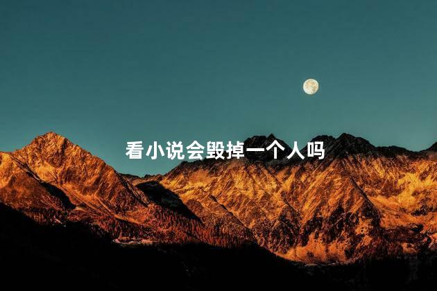 看小说会毁掉一个人吗