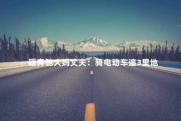 砸奔驰大妈丈夫：骑电动车追3里地