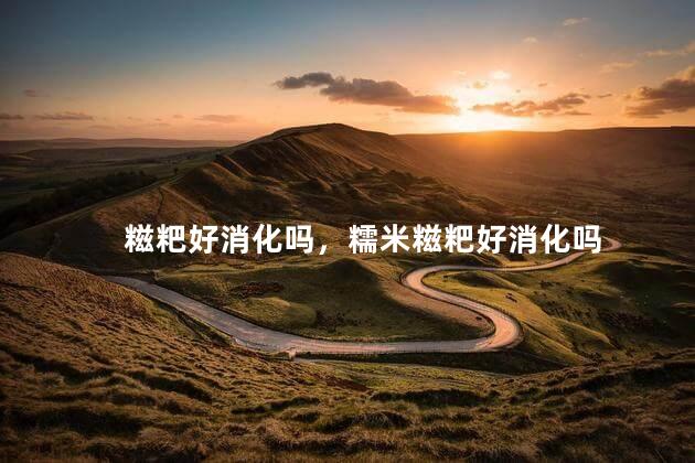 糍粑好消化吗，糯米糍粑好消化吗