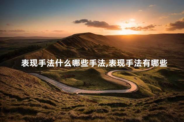 表现手法什么哪些手法,表现手法有哪些及其作用 表现手法什么哪些手法,表现手法有哪些及其作用