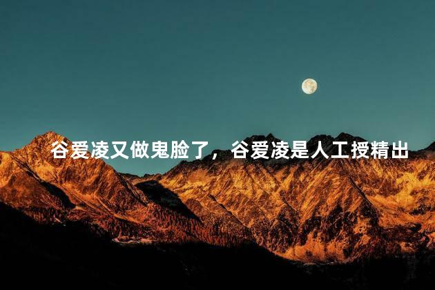 谷爱凌又做鬼脸了，谷爱凌是人工授精出生的吗