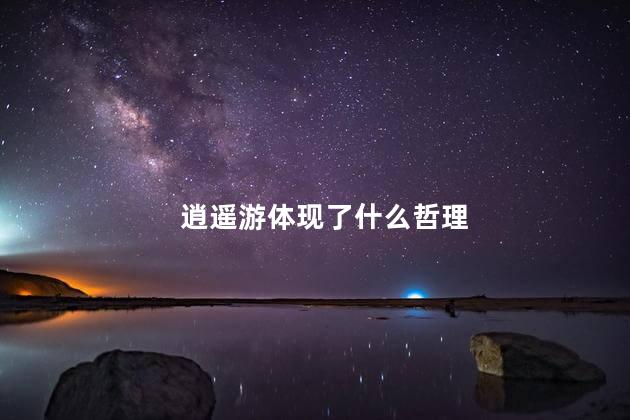 逍遥游体现了什么哲理