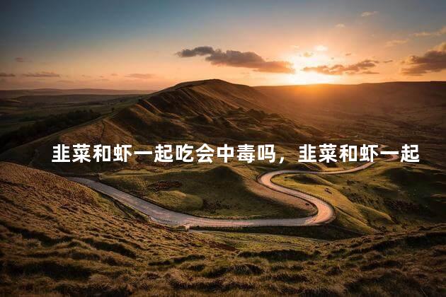 韭菜和虾一起吃会中毒吗，韭菜和虾一起吃会中毒吗