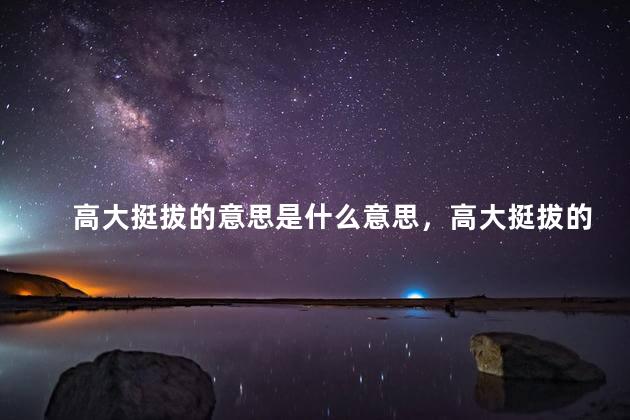 高大挺拔的意思是什么意思，高大挺拔的意思是什么三年级