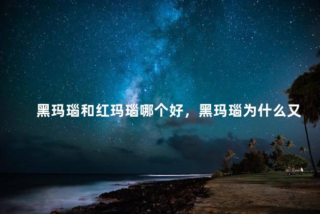 黑玛瑙和红玛瑙哪个好，黑玛瑙为什么又叫短命石