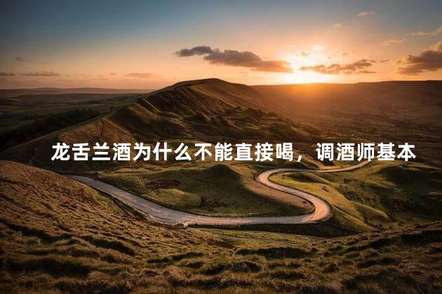 龙舌兰酒为什么不能直接喝，调酒师基本的20种酒